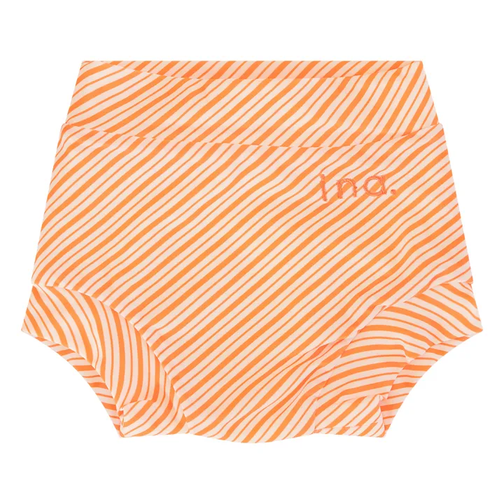 Ina Swim Short de Bain Lumi Rayé | Corail