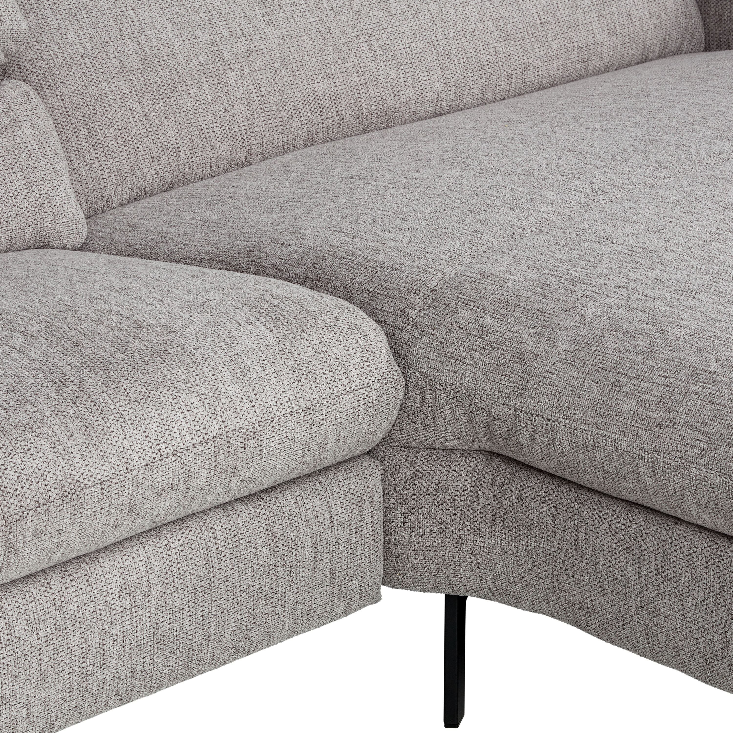 SEBO Ecksofa - Grau / B: 284.0 cm x T: 161.0 cm x H: 84.0 cm