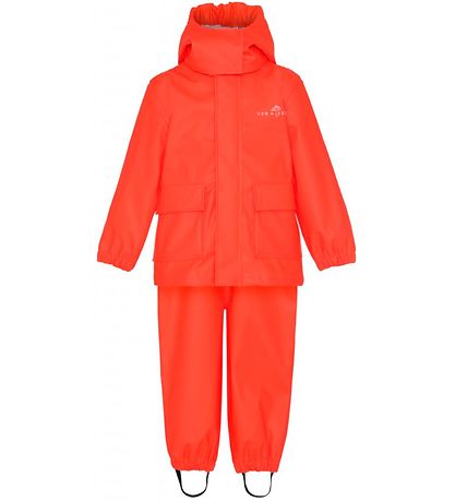 Ver de Terre Regenkleidung m. Träger - PU - Würzige Orange