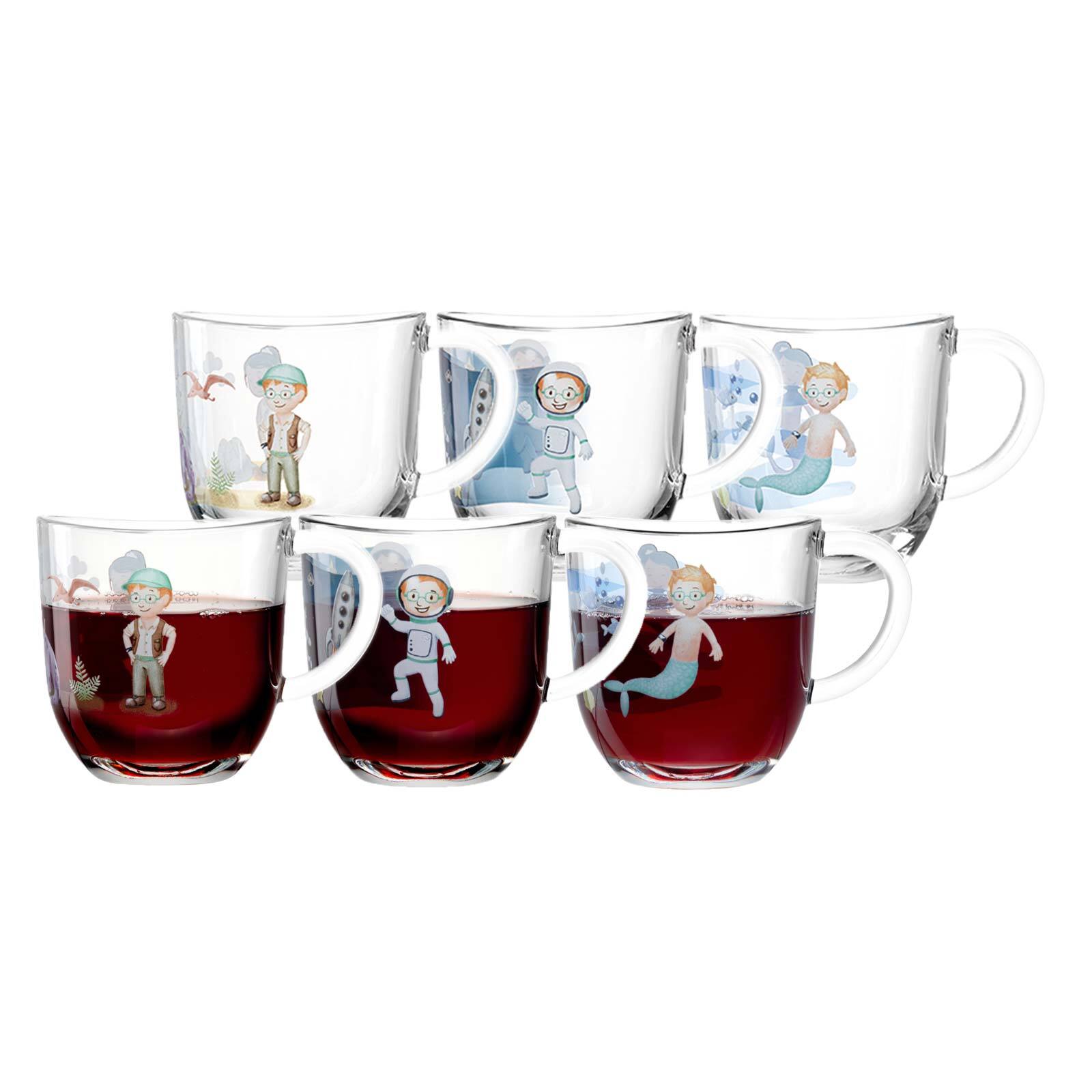 Leonardo Kindertassen Bambini Avventura 280 ml 6er Set
