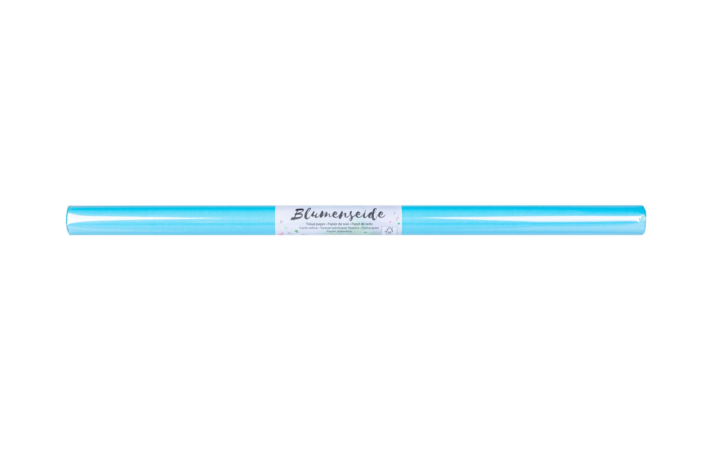 Seidenpapier 50 x 70 cm 3-farbig Blau/Hellblau/MittelblauSeidenpapier