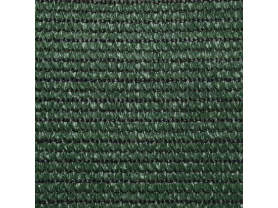 Voile d'ombrage 160 g/m² Vert foncé 3x6 m PEHD