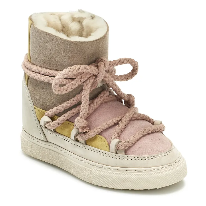 Inuikii Boots Fourrées Patchwork | Jaune
