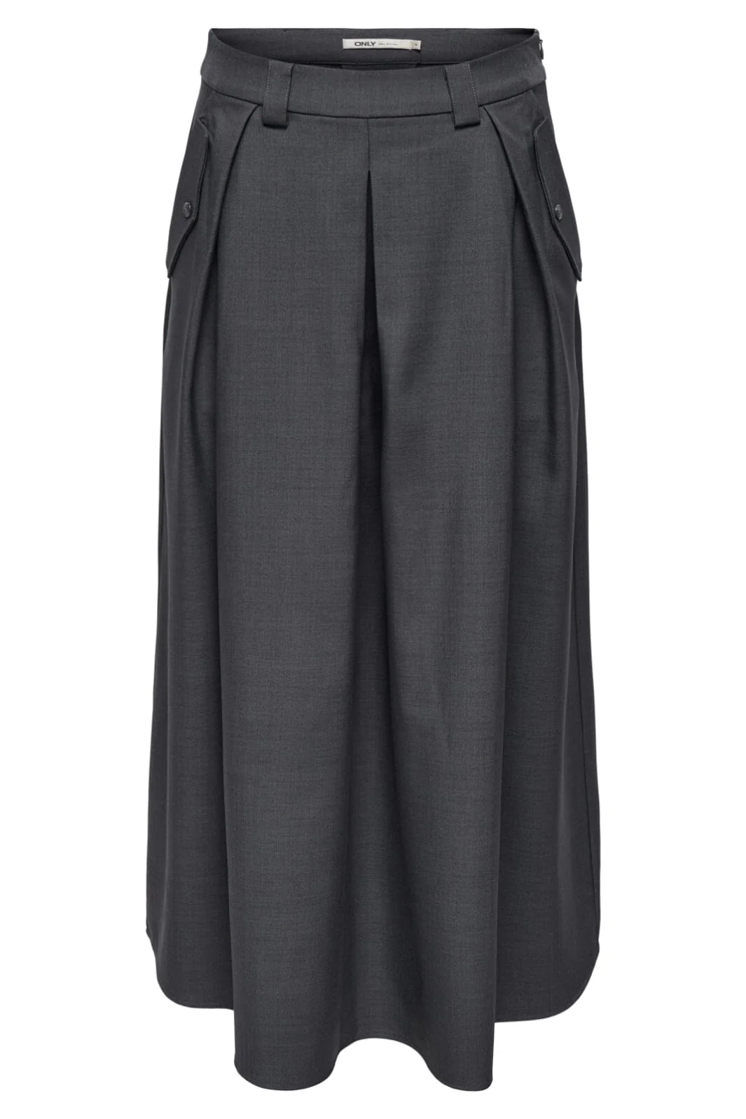 Only Onlginny Mel Wide Long Skirt 4588859 dark grey melange