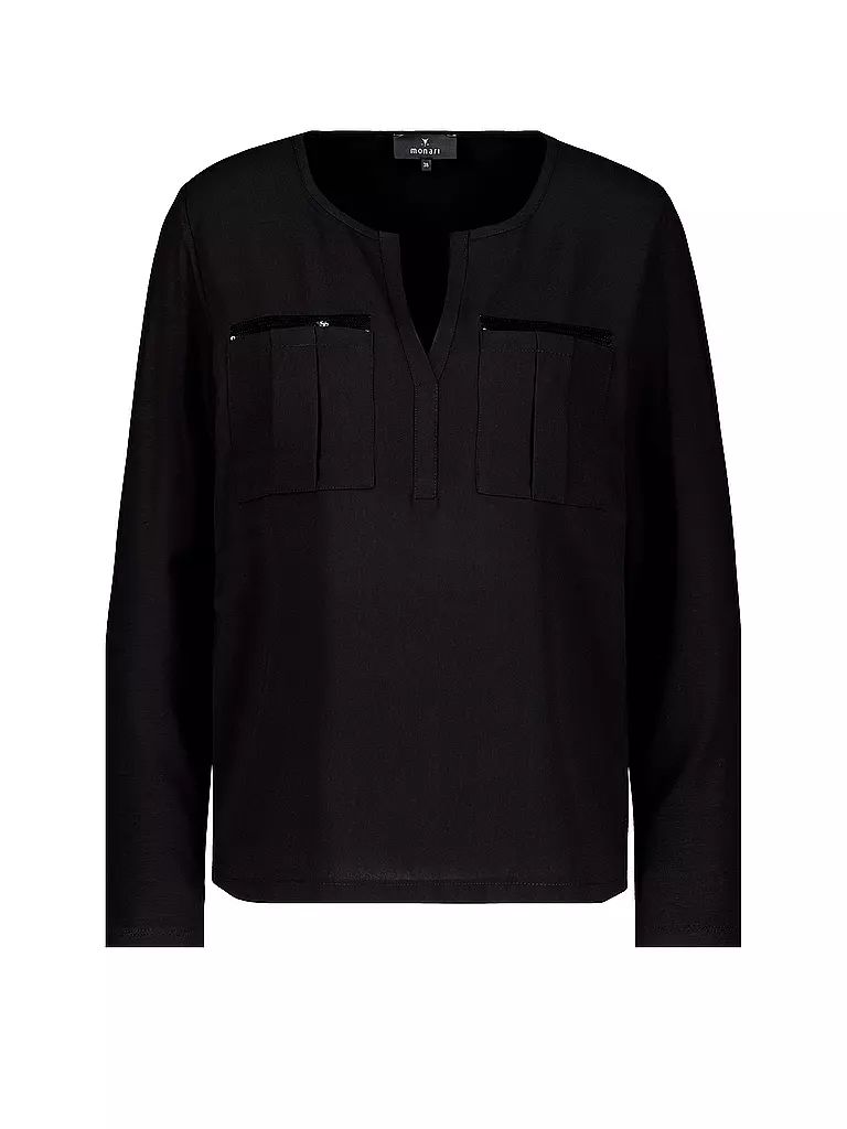 MONARI Blusenshirt schwarz
