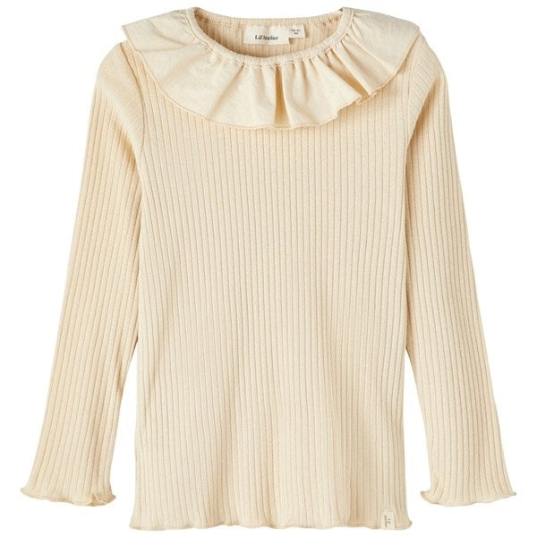 Køb Lil'Atelier Wood Ash Omina Slim Bluse