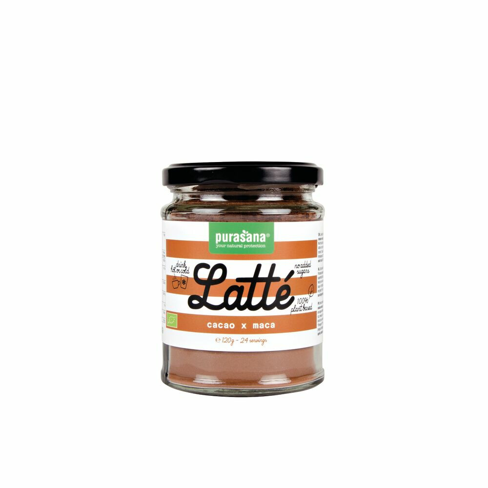 Purasana Cacao Maca Latté Bio120 gr