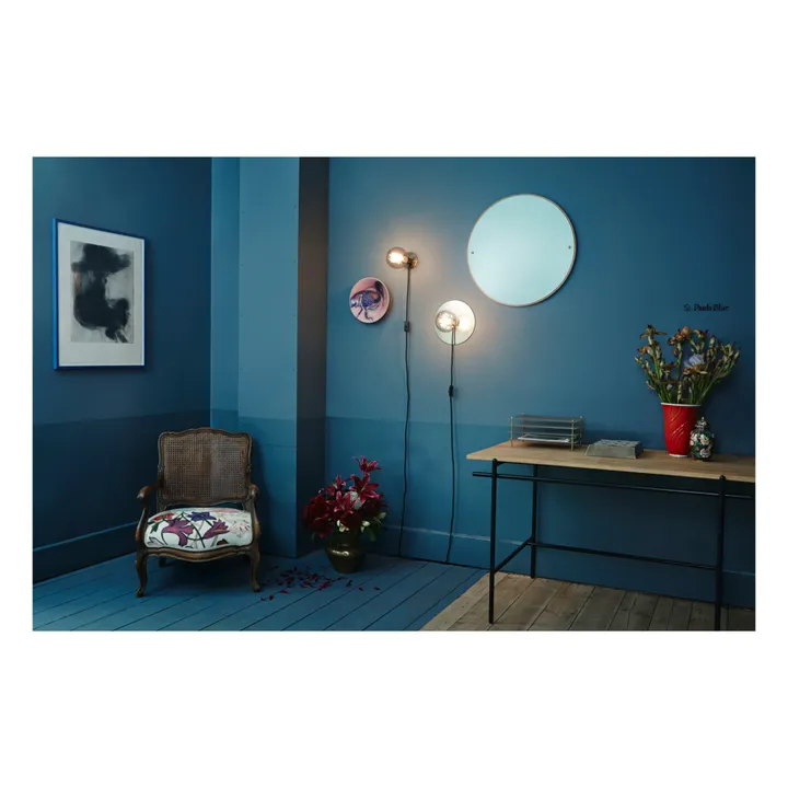 Frama Miroir rond CM1 en bois | Chêne