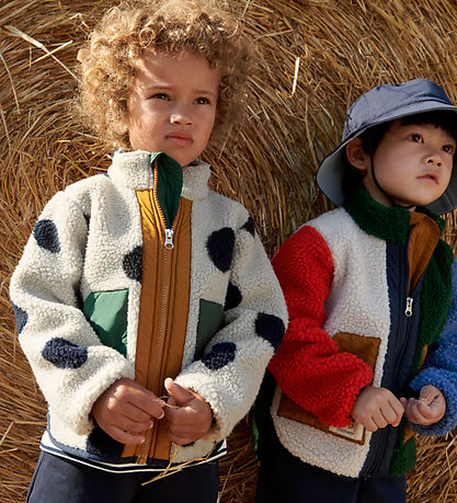 Liewood Fleecejacke - Noam - Spot Dots/Mist