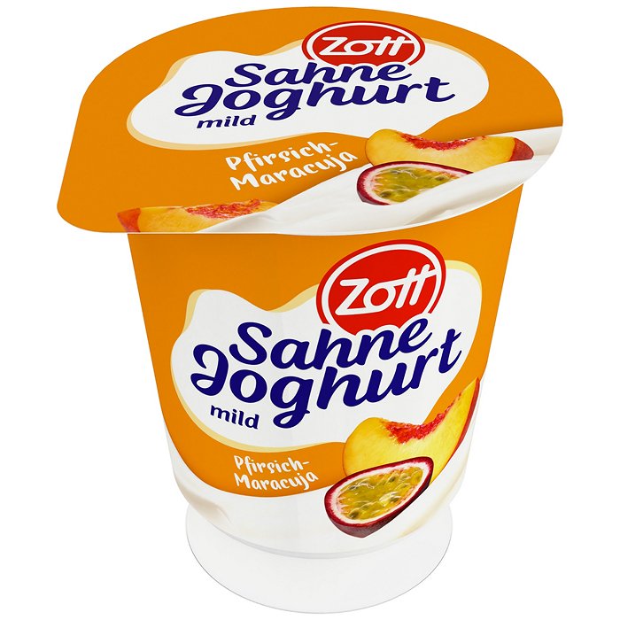 ZOTT Sahnejoghurt 150 g, Pfirsich-Maracuja