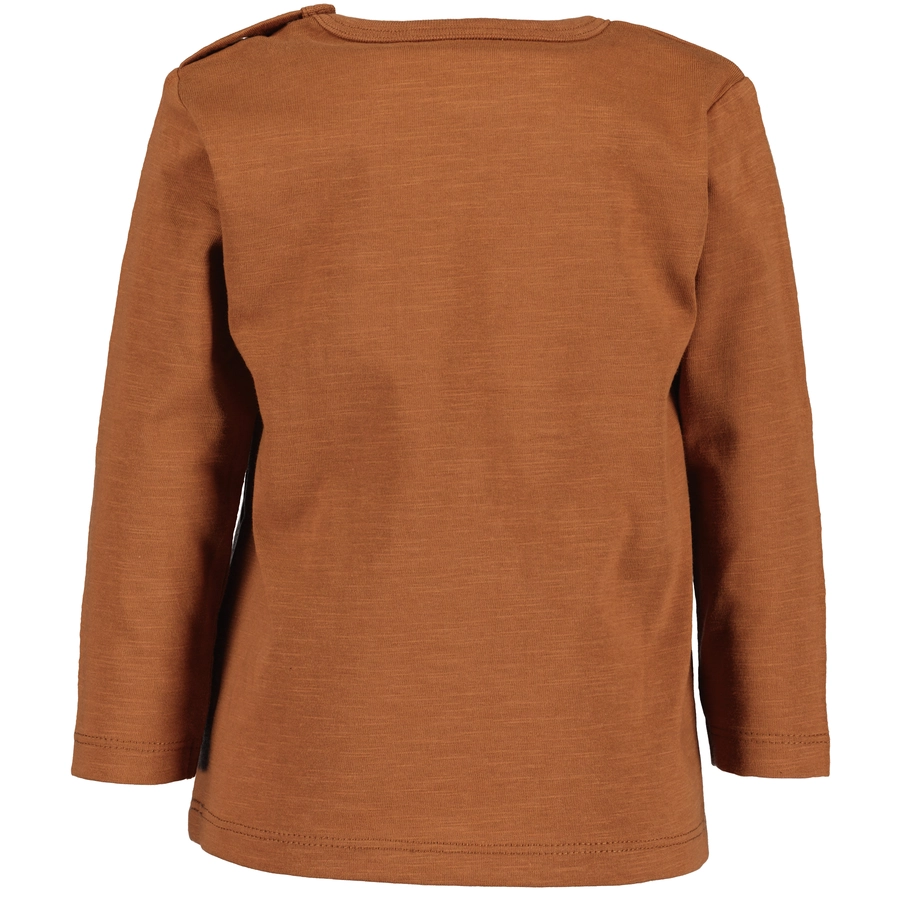 BLUE SEVEN Langarmshirt Nussbraun