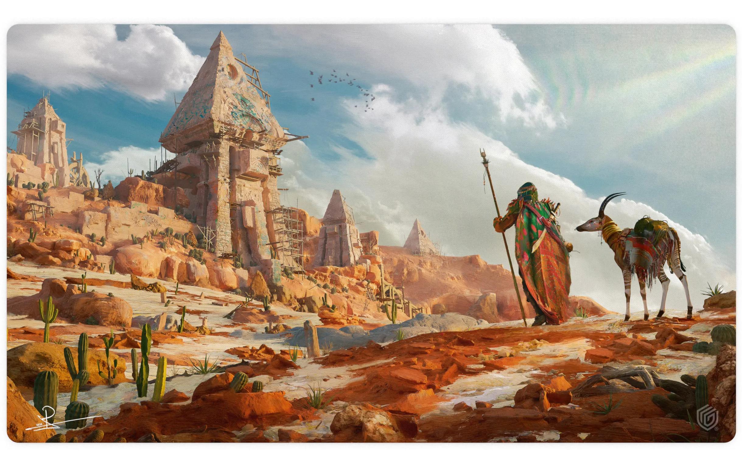 Playmat Artist Edition The SearchWeiche und rutschfeste Spielunterlage designt von Mario Renaud