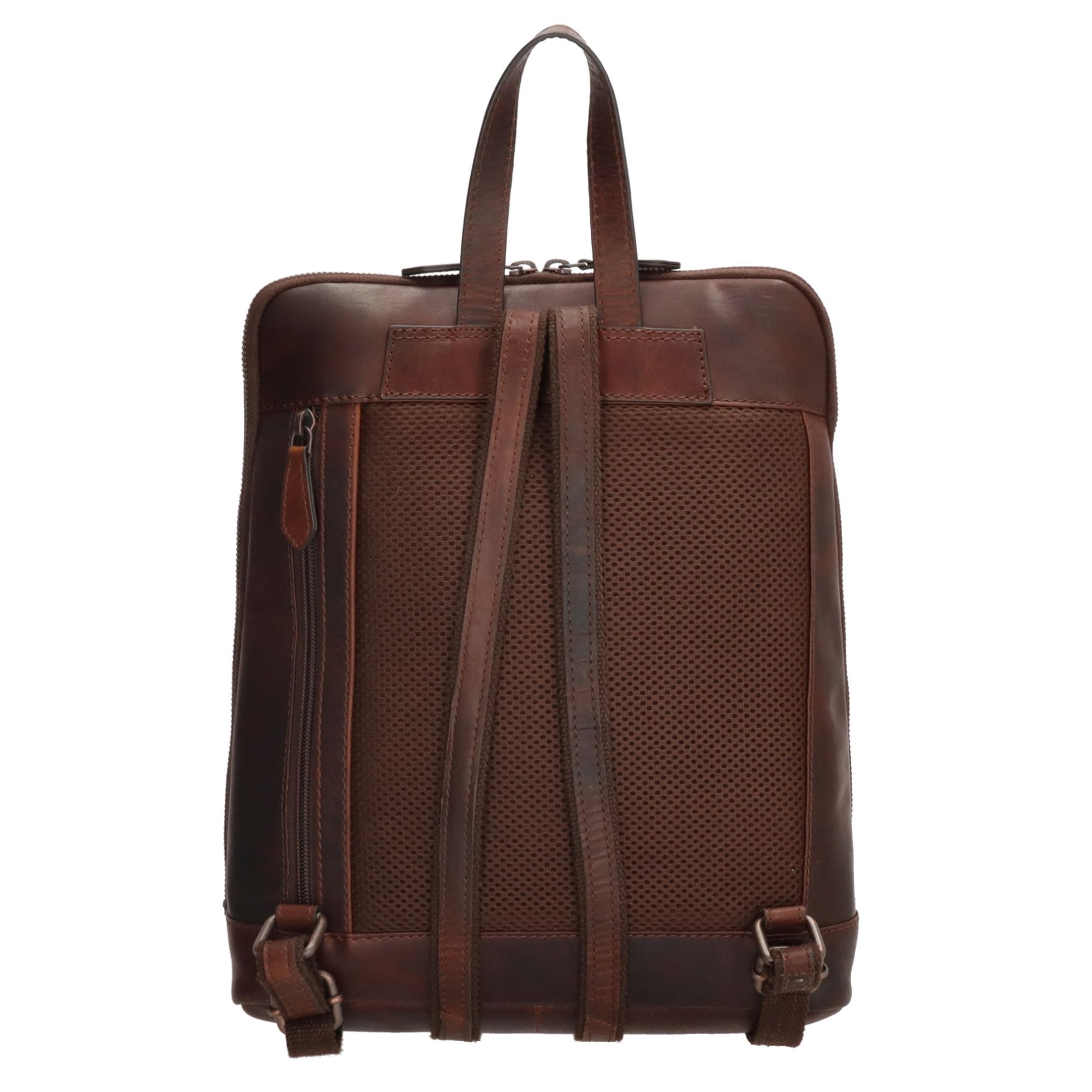 Genicci Noble Rugzak Reagan 13,3 inch Donkerbruin