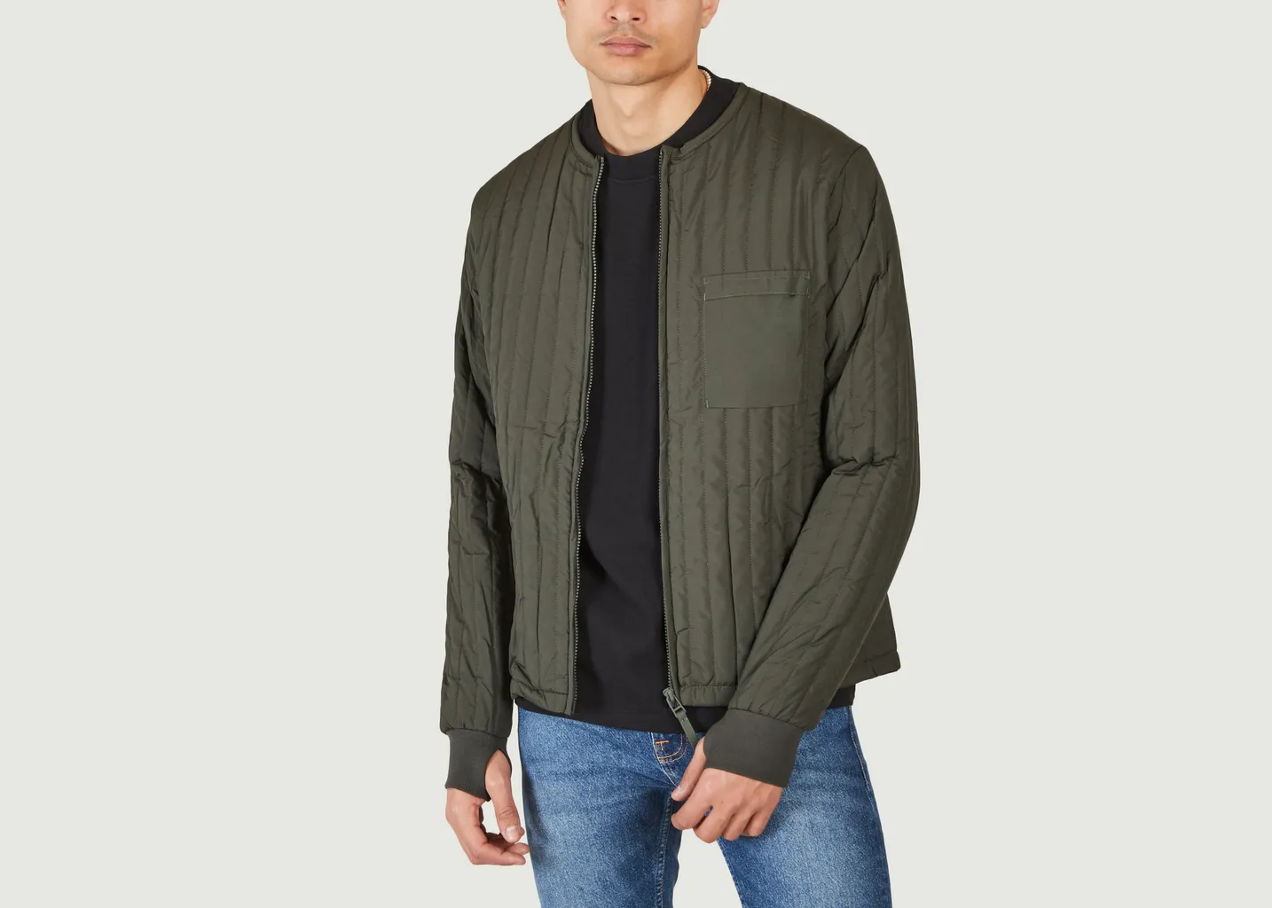 Veste fine zippée matelassée Rains