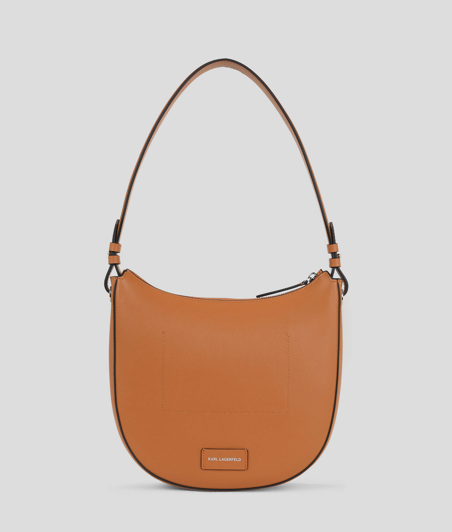 SAC PORTÉ ÉPAULE PERFORÉ CROISSANT DE LUNE K/CIRCLE - Brun