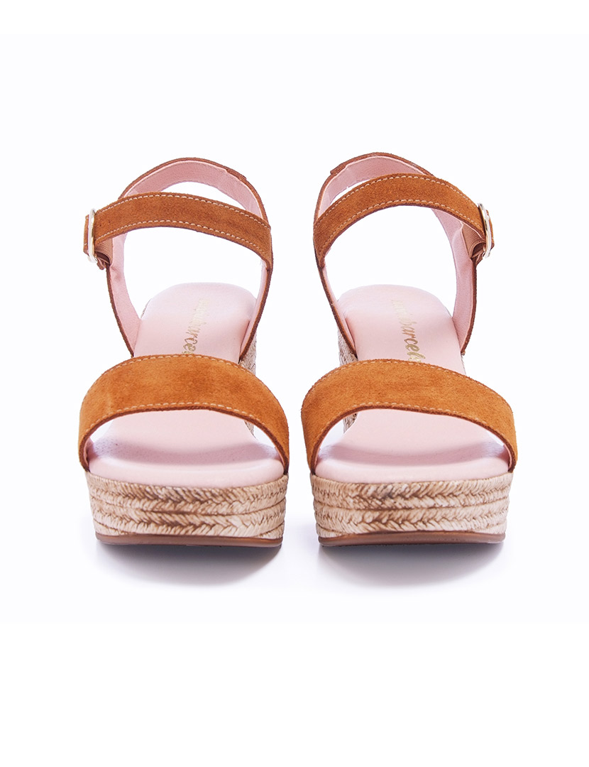 Brown Wedge Sandals
