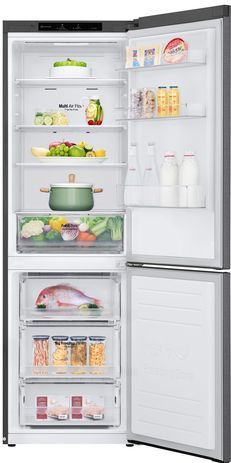 LG GBP31DSLZN - Koel-Vriescombinatie - Grafiet - Vrijstaand 341 Liter - E