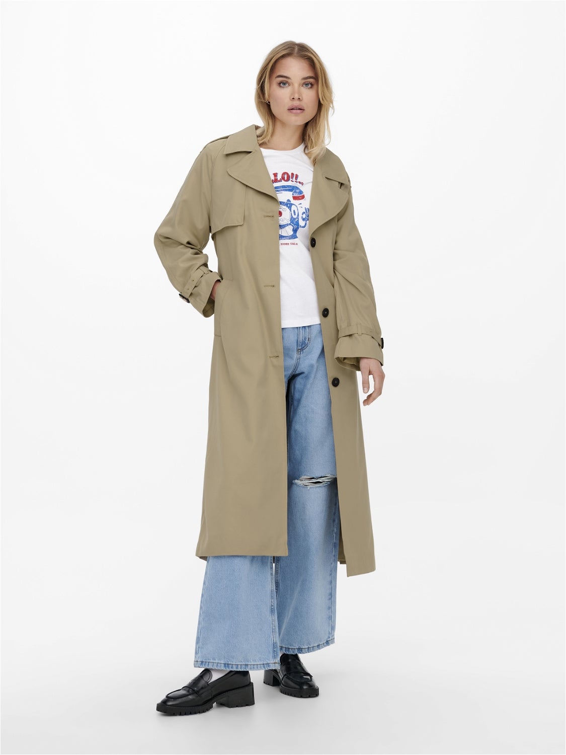 ONLCHLOE Trenchcoat Tannin