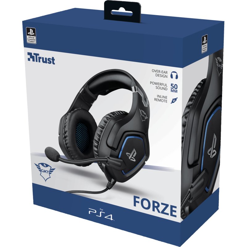 Trust GXT 488 Forze PS4 Casque Avec fil Arceau Gaming Noir