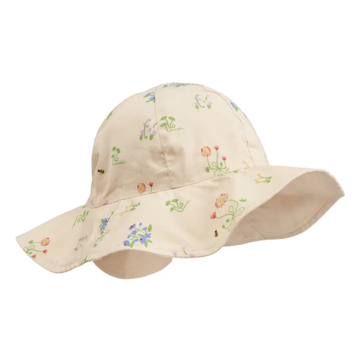 Liewood Chapeau Réversible Amelia Coton Bio | Ecru
