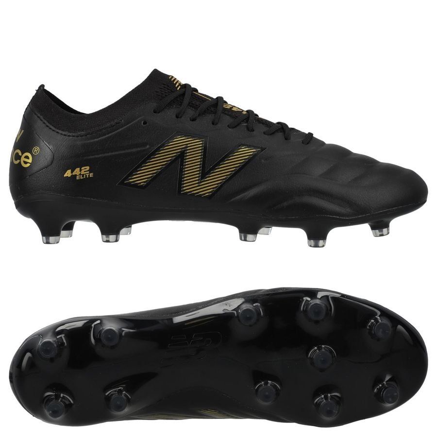 New Balance 442 V2 Elite FG 10 Year - Noir/Doré