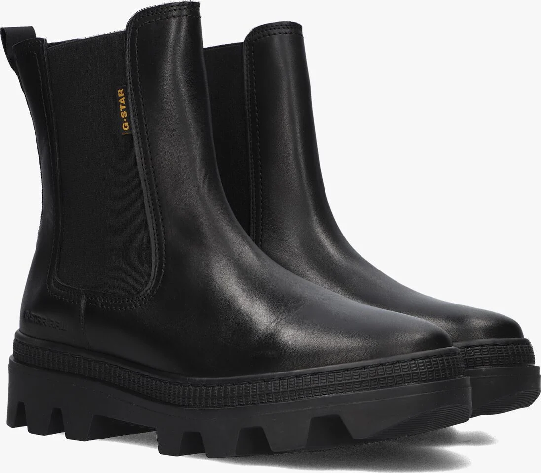 G-STAR RAW zwarte g-star raw chelsea boots noxer chs lea w