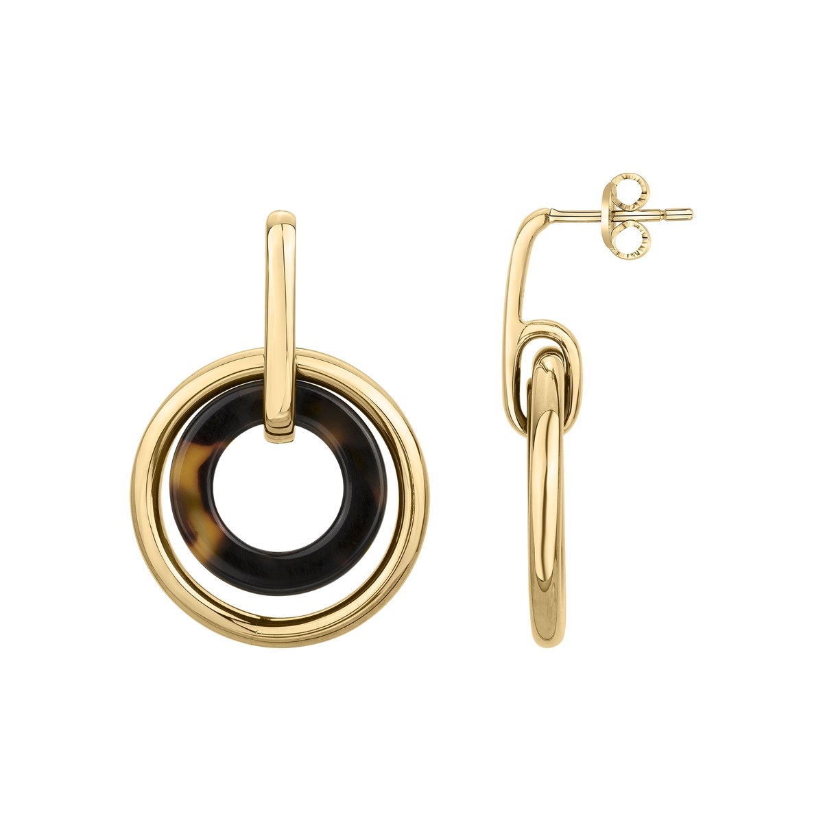 Boucles d'oreilles pendantes en Acier