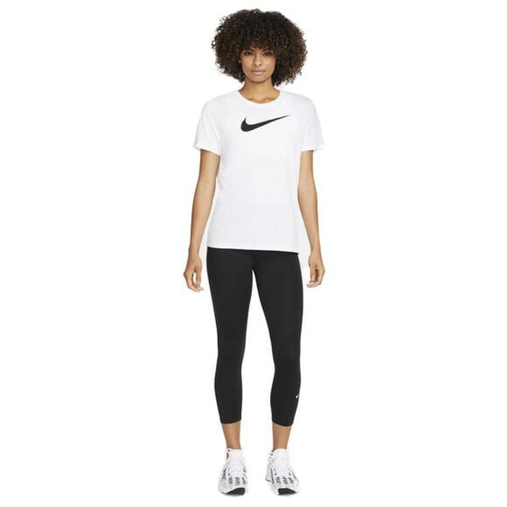 Nike Dri-FIT Swoosh T-shirt Hvid