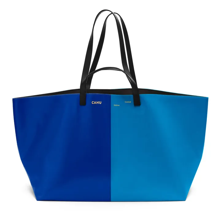 Cahu Cabas Zippé Le Pratique Large | Bleu