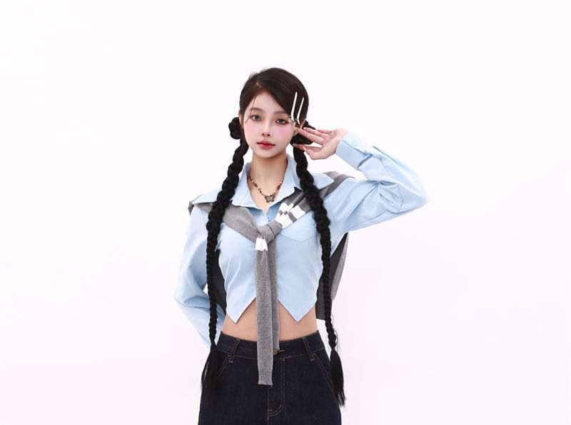 AXEN - Hoge taille rechte jeans