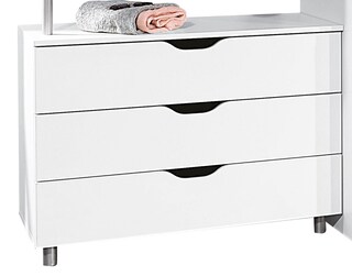 self Kommode BALIAN 93 x 67 x 42 cm in Weiß