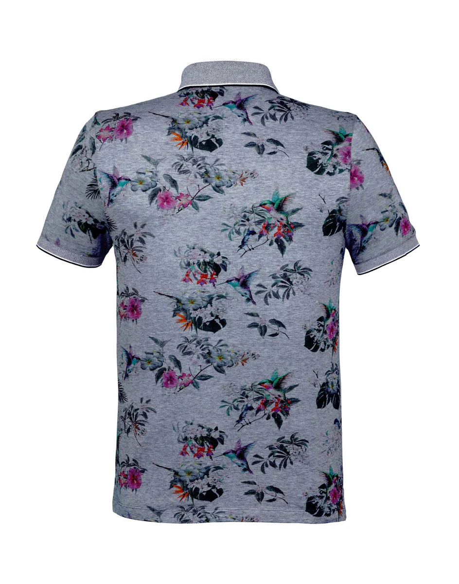 Polo-marine-motif-exotique