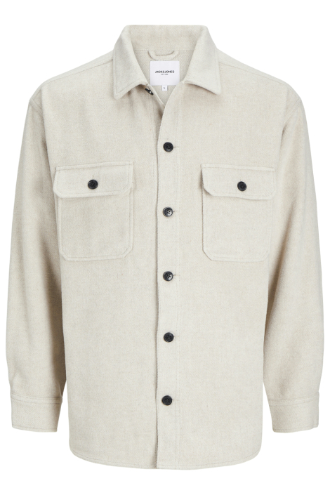 Jack & Jones beige heren overhemd