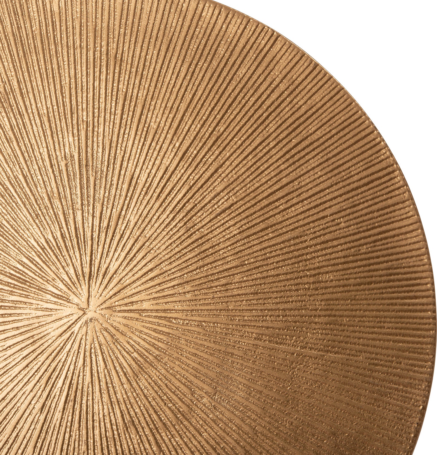 Intratuin bijzettafel Riley goud / zwart D 48 H 40 cm