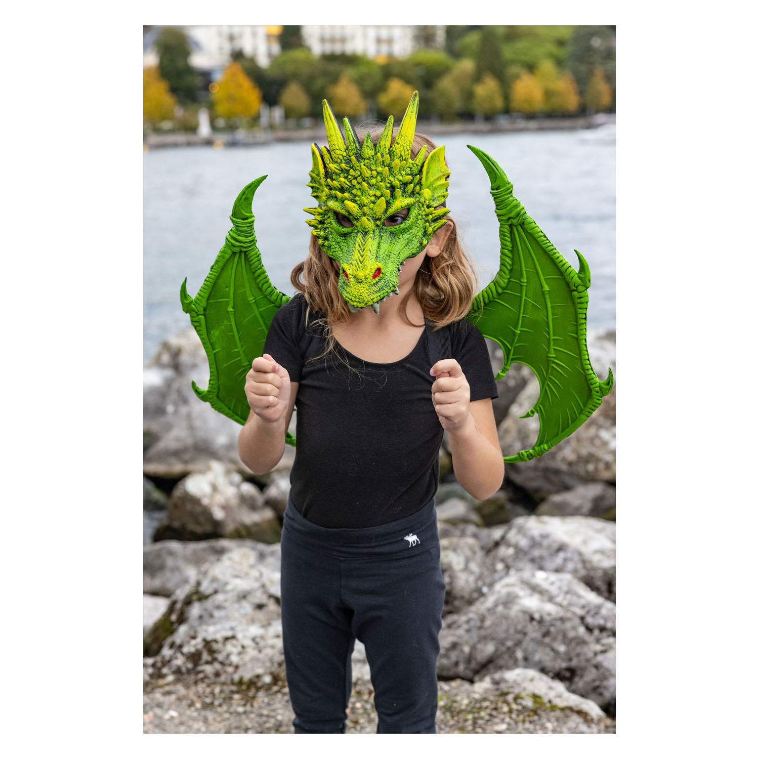 Drakenmasker Groen