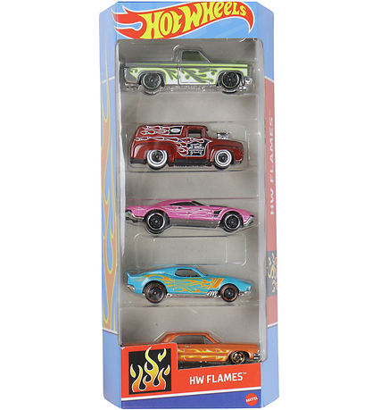 Hot Wheels Autos - 5er-Pack - HW Flames