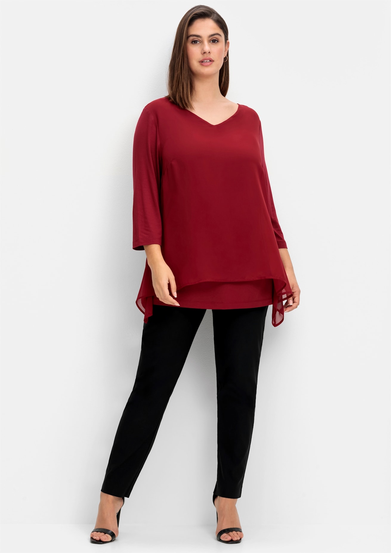 Sheego 3/4-Arm-Shirt »3/4-Arm-Shirt« 1 Stk.