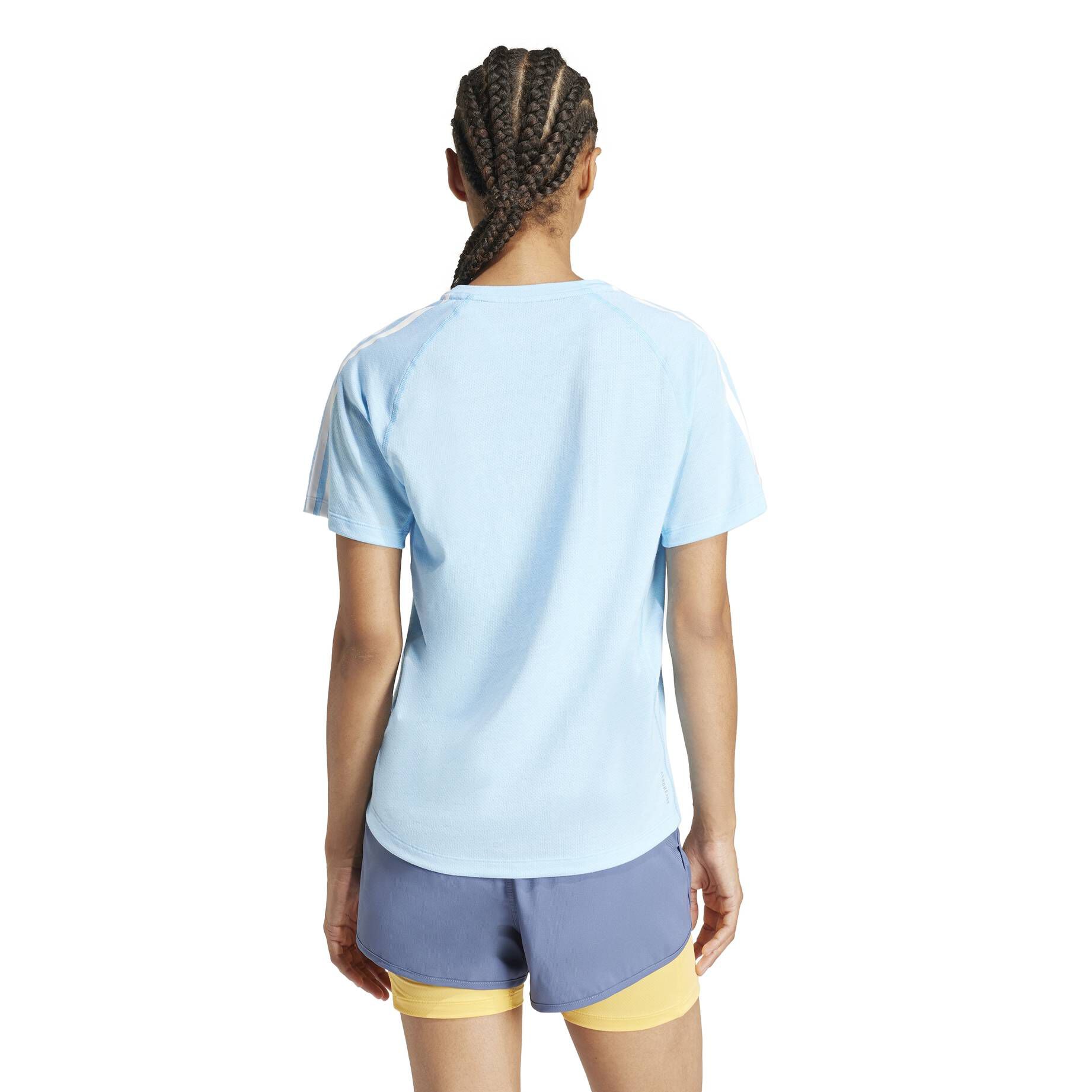 adidas Performance| Damen Laufshirt OWN THE RUN 3 STRIPES