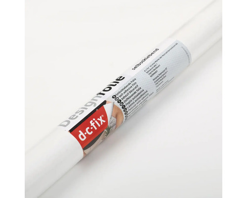 dc-fix® kleeffolie, gelakt, effen wit, 45x200 cm