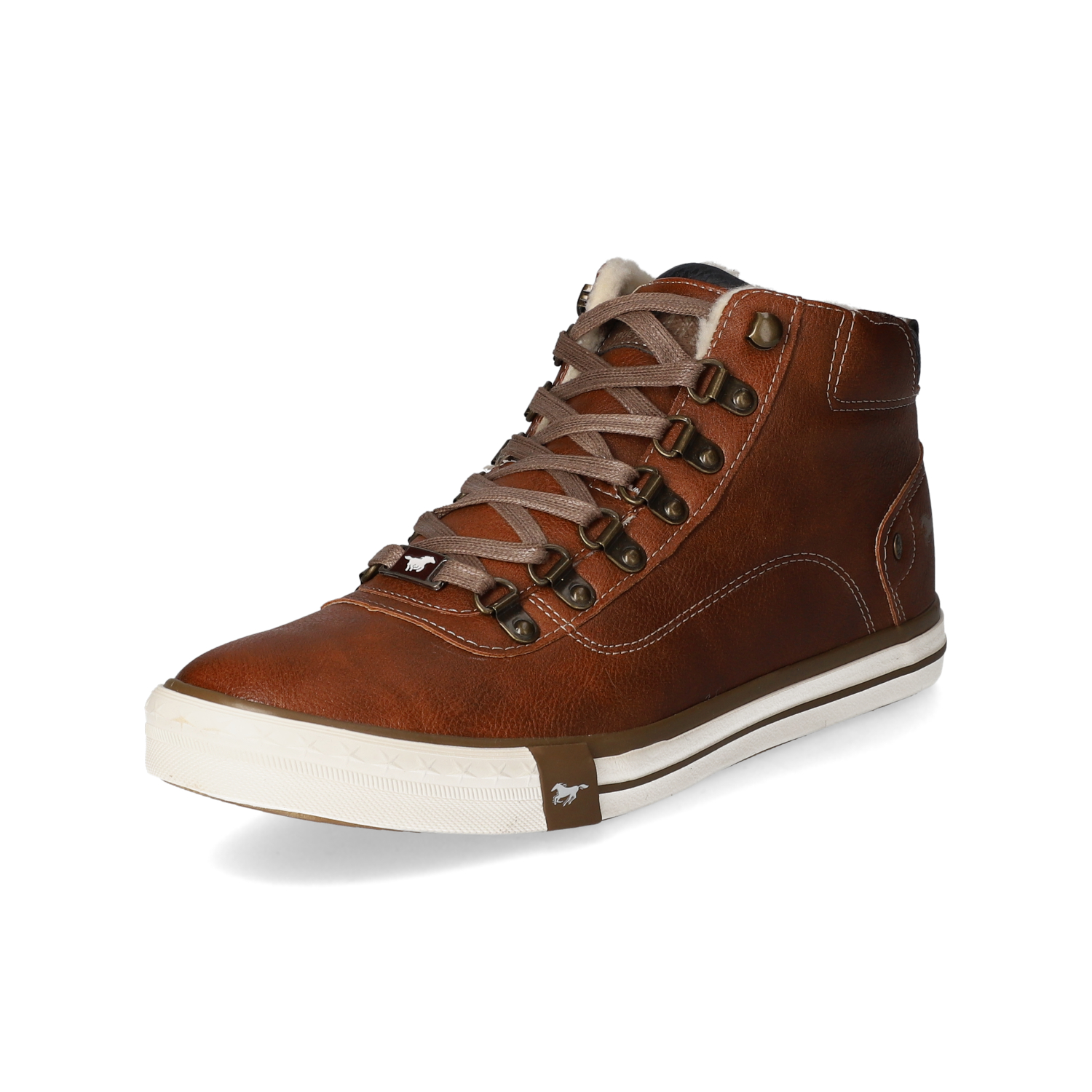 Mustang High Sneaker - cognac