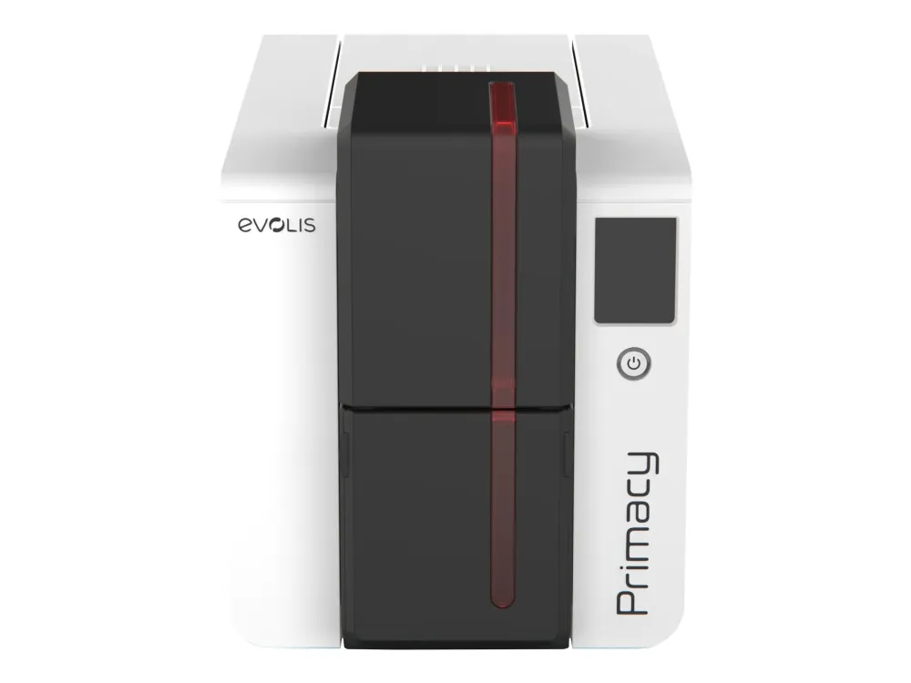 Evolis Primacy 2 Duplex Expert - Plastikkortprinter - farve - Duplex - blæksubliminering/termisk resin genskrivelig - CR-80 Card (85.6 x 54 mm) - 300 x 1200 dpi op til 170 kort/time (farve) - kapacitet: 100 kort - USB, LAN