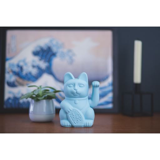 Donkey Maneki-Neko Vinkende Kat, Blå