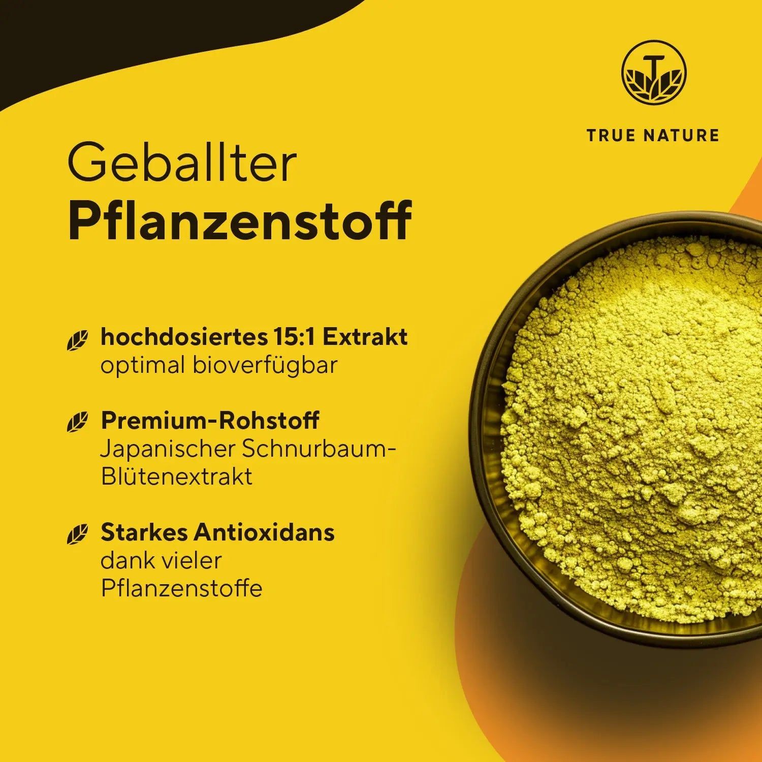 TRUE NATURE® Quercetin Kapseln - Vegan & Made in Germany
