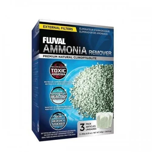 Eliminador de amônia para peixes