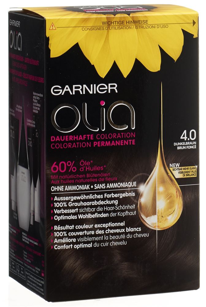 OLIA Haarfarbe 4.0 Dunkelbraun 1 Stk