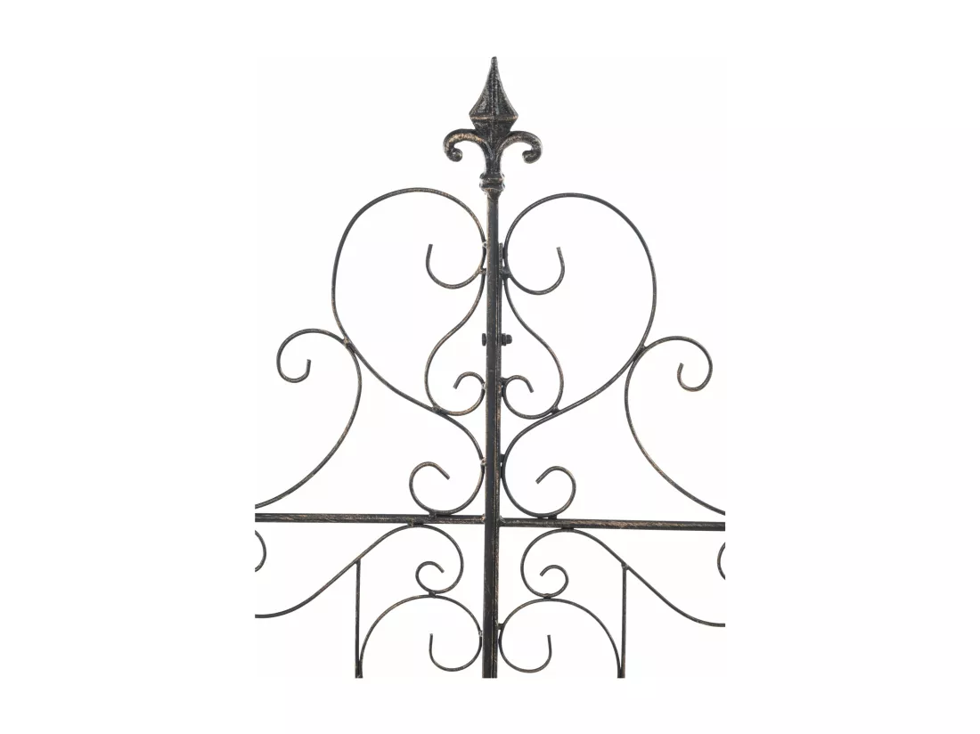 Treillis décoration de jardin métal bronze 99 x 1 x 133 cm 10_0003890