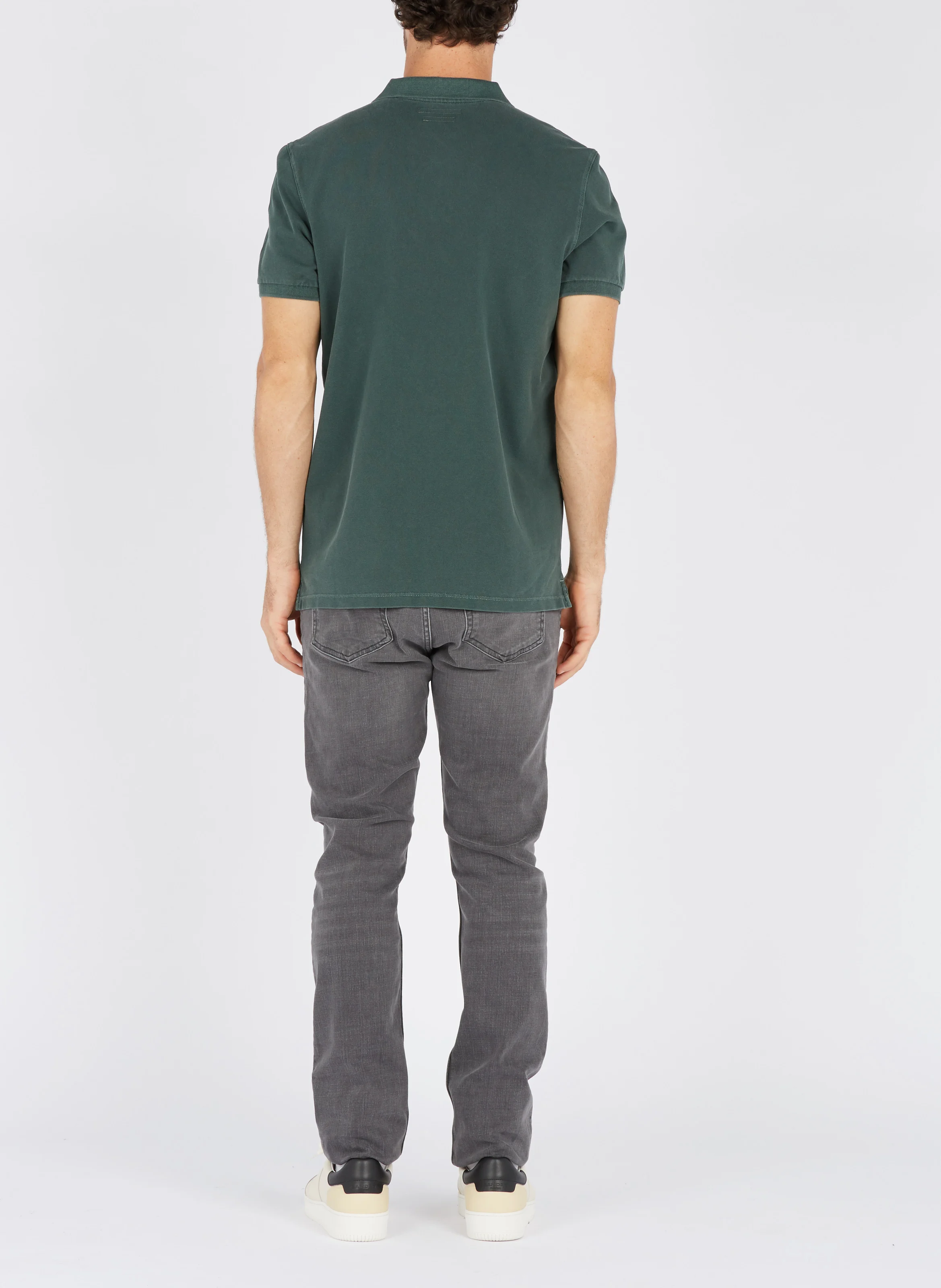 Jean slim taille normale en coton stretch | Gris