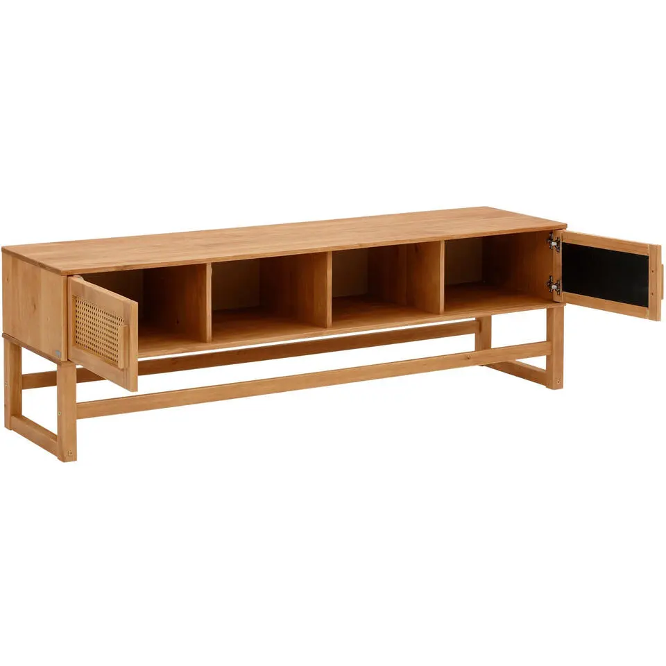 Jolene - Laag dressoir met 2 grenen deuren