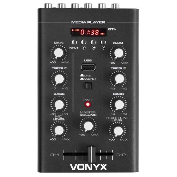 Vonyx Mesa de Mistura 2 Canais USB/MP3/BLUETOOTH (STM500BT) - 172.974