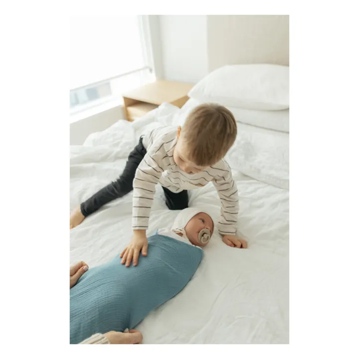 Soft Spot Lange d'emmailottage en coton bio 120x120 cm | River